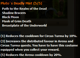 Pluto's Deadly Mist stats