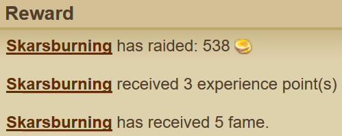 Black Witch rewards Black Witch rewards