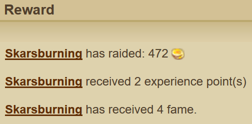 Bone Golem rewards Bone Golem rewards