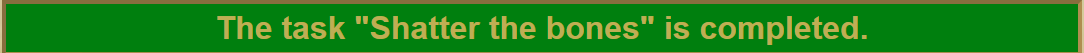 Quest 1 completed Quest 1 completed