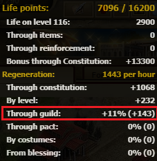 HP Regen from Bathhouse