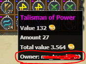 Warehouse item owner