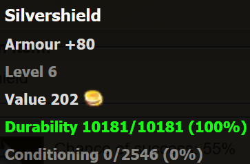 Silvershield stats