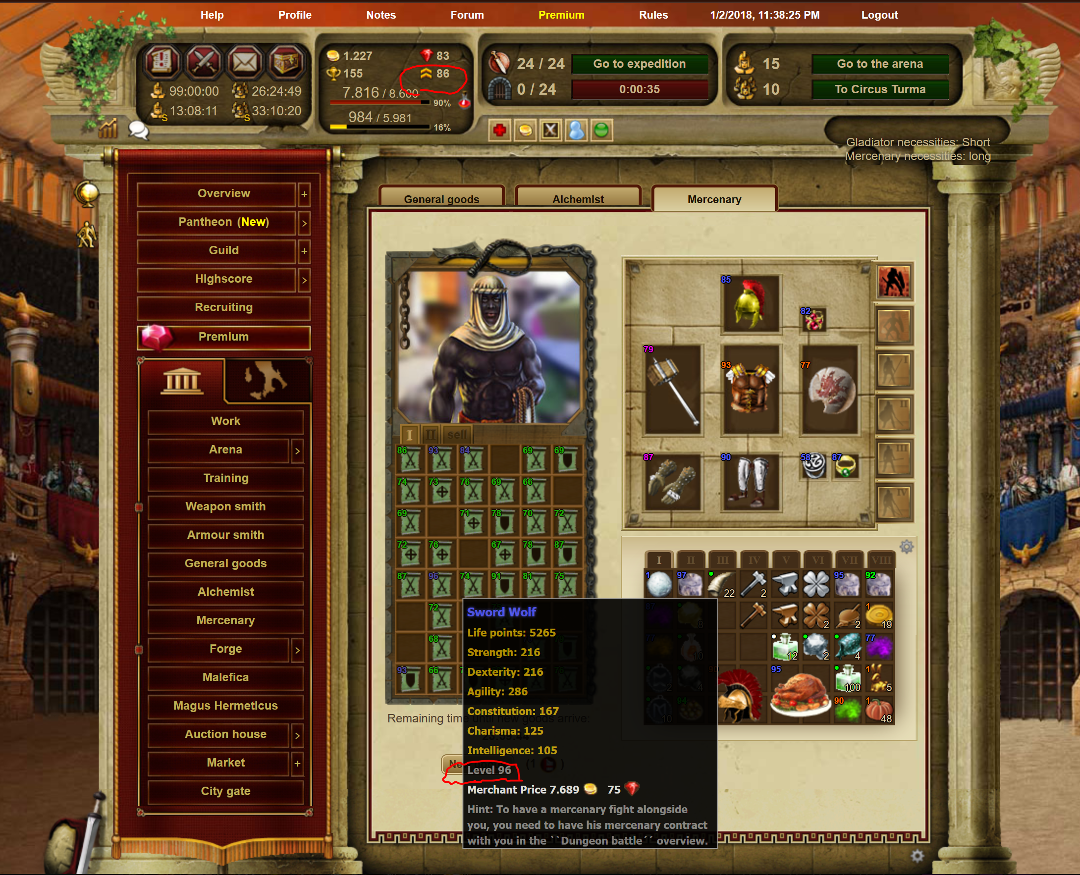 High level Merc in vendor