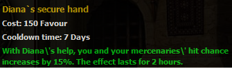 Diana bonus rank 3 Diana bonus rank 3
