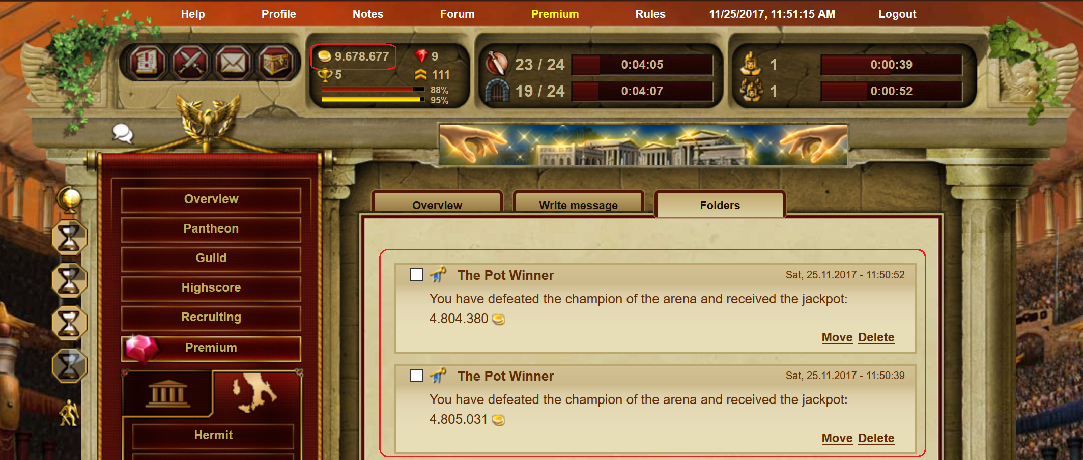 Dis Pater hard jackpot Dis Pater hard jackpot